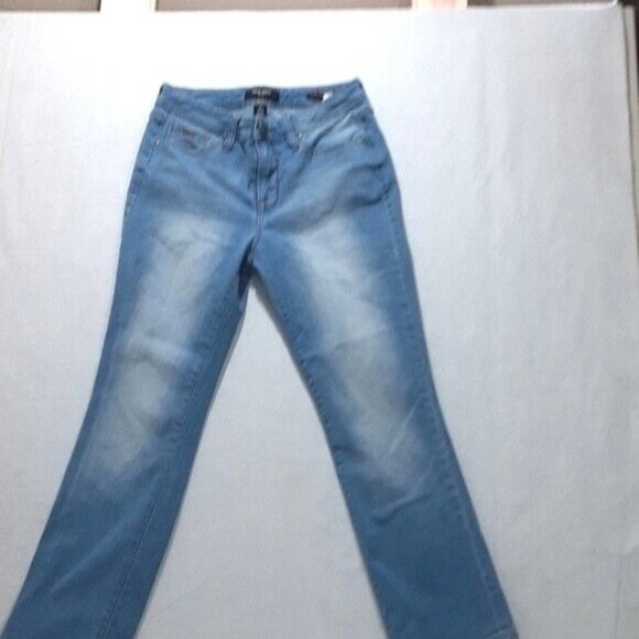 Nine West Taylor cuffed capri jeans size 4 stud embelished pockets * - Picture 2 of 13